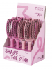 OLIVIA GARDEN PRESENTOIR FINGERBRUSH THINK PINK 8pcs