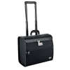 VALISE NOIRE PILOTE SUR ROULETTES