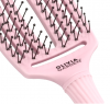 OLIVIA GARDEN FINGERBRUSH LOVE 26 DOUBLE BRISTLES PASTEL PINK M New