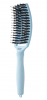 OLIVIA GARDEN BROSSE FINGERBRUSH LOVE 26 PASTEL BLUE 6 RANGS New