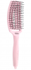 OLIVIA GARDEN FINGERBRUSH LOVE 26 DOUBLE BRISTLES PASTEL PINK M New