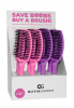 OLIVIA GARDEN PRESENTOIR FINGERBRUSH THINK PINK 8pcs
