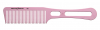 SILKLINE PEIGNE DEMELOIR GRADUE DENTS WAVY ROSE SL1601