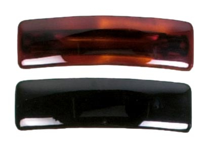 BARRETTE ETROITE 9 cm NOIR