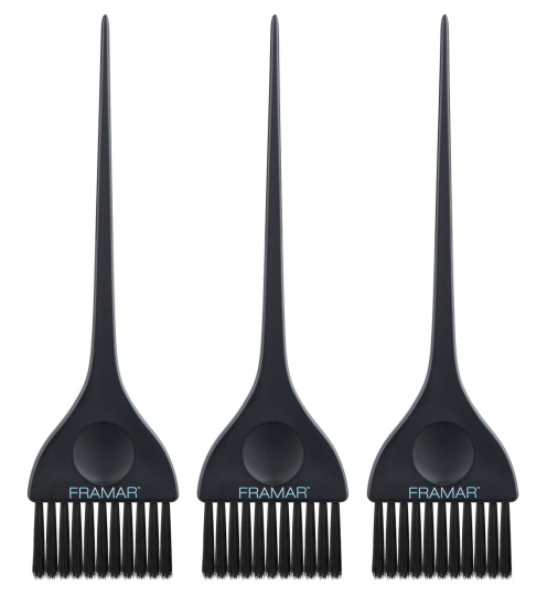 FRAMAR LOT DE 3 PINCEAUX COLORATION NOIR CLASSIC COLOR BRUSH SET