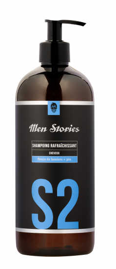 MEN STORIES SHAMPOING SOIN 750 ml New