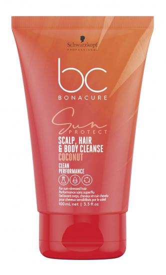 BC CLEAN SUN GEL LAVANT CHEVEUX CORPS 100 ml