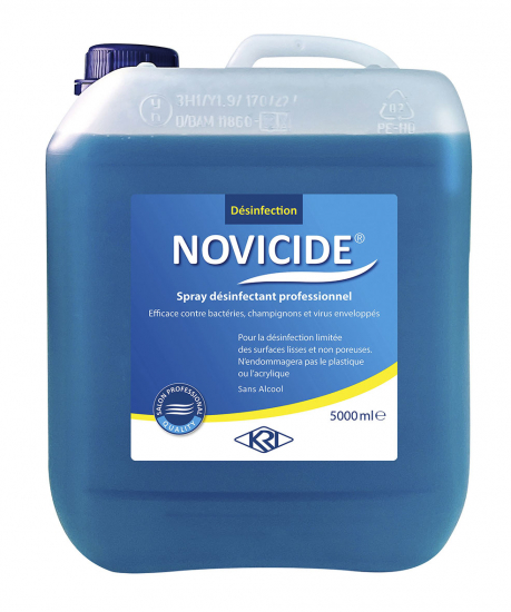 NOVICIDE / BARBICIDE SOLUTION DESINFECTANTE P/SPRAY BIDON 5 litres