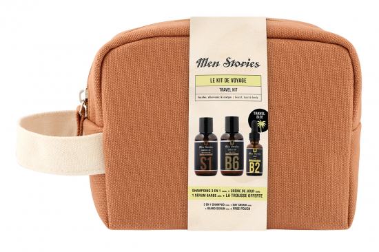 MEN STORIES TROUSSE DE VOYAGE x3 PRODUITS