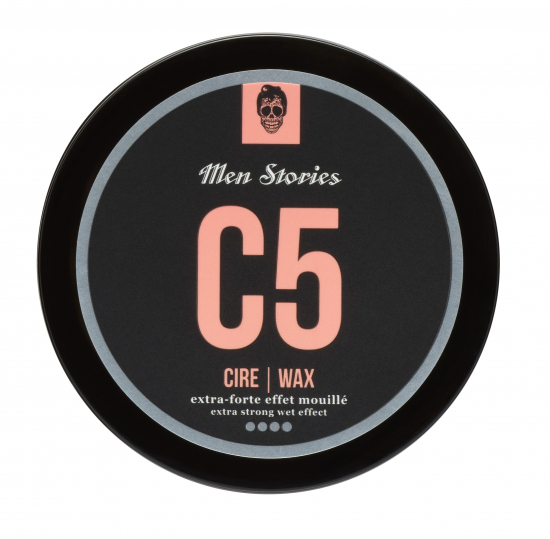 MEN STORIES CIRE C5 EXTRA FORTE EFFET MOUILLE 100ml New