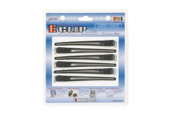 GORIKI E-CLIP LL NOIR ou TRANSPARENT 14cm x6pcs
