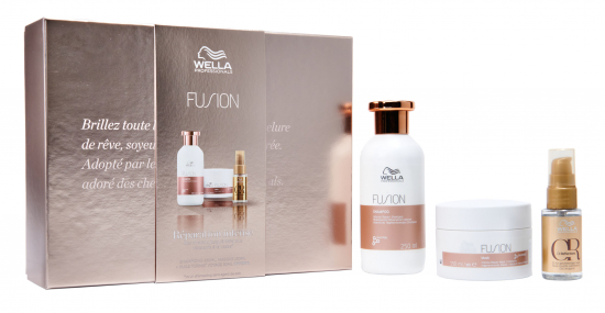 WELLA COFFRET FUSION SH 250 ml + MASQUE 150 ml + HUILE 30 ml