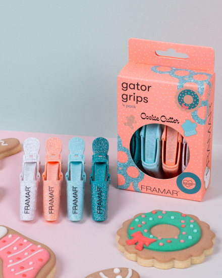 FRAMAR COOKIE CUTTER SEPARE MECHES GATOR GRIPS x4