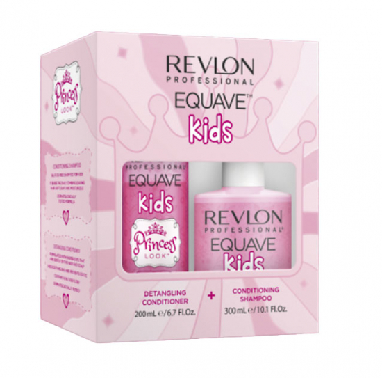 REVLON PACK EQUAVE KIDS PRINCESS 200ml + SHAMPOING 300 ml