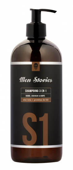 MEN STORIES S1 SHAMPOING 3 EN 1 750ml New