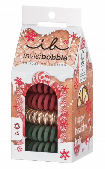 INVISIBOBBLE COLLECTION NOEL 5 ELASTICS SPIRALES