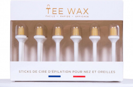 TEE WAX 12 STICKS DE CIRE NEZ/OREILLES