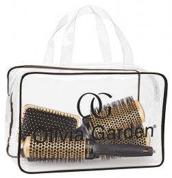 OLIVIA GARDEN CERAMIC ION BROSSE RDE 35+45+55 & PADDLE x1 LOTx4 @