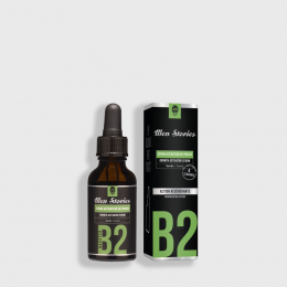 MEN STORIES B2 SERUM BARBE ACTIVATEUR DE POUSSE 30ml + PIPETTE New