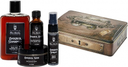 MEN STORIES COFFRET BARBER CARE 4 PRODUITS + 1 PEIGNE A BARBE